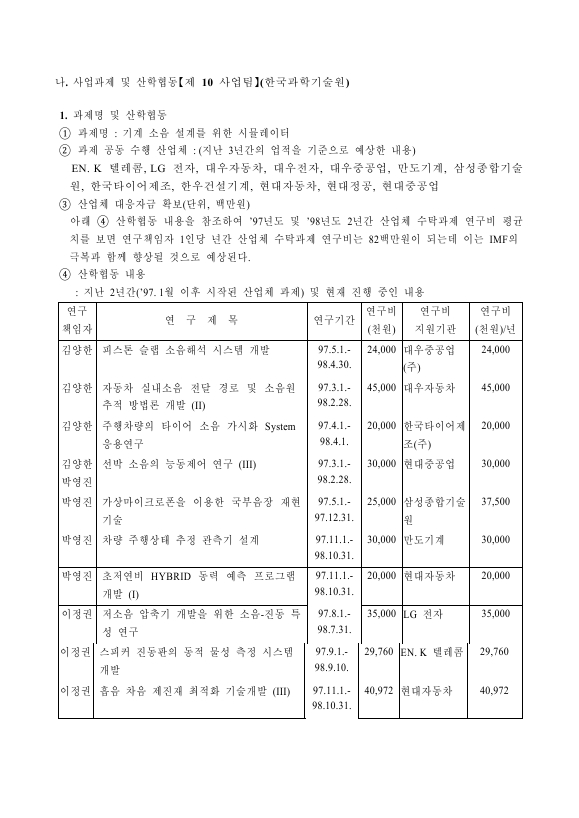 사업계획서(BK21) - 한글