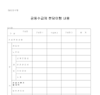 공동 수급체 분담 이행 내용 공동 수급체 분담 이행 내용